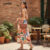Lovito Vestido Boho com Zíper para Primavera Verão Feminino LBL29256