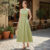 Lovito Refine Vestido feminino básico com amarração L120ED203