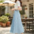 Saia Assimétrica Feminina Com Amarração Elegante Verão L128ED337