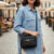 Lovito Bolsa Pequena Feminina de Ombro com Formato Geométrico Simples e casual LFA90303