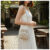 Lovito Bolsa Feminina Pequena de Ombro com Estampa Floral para Mulheres LFA07246 (Off White)