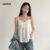 Lovito Regata Boho Bordado Ilhó Simples Feminina L89MD095