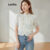 Lovito Blusa Feminina Elegante Nó Tie-Dye L112ED617