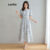 Lovito Vestido Feminino Casual Estampado Floral L106AD554