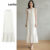 Lovito Vestido Casual com Babados na Barra, Vestido Feminino para Primavera/Verão LNE66494