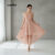 Lovito Vestido Feminino Liso Multifuncional Com Zíper L41ED017 (Rosa)