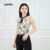 Lovito Top Feminino Floral Com Amarração Regata Primavera Verão L131ED697