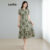 Lovito Refine Vestido Boho Feminino Estampado Tribal Para Verão L91AD180 (Multicolorido)
