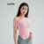 Lovito Camiseta Elegante Lisa Assimétrica Com Nó Frontal Para Mulheres L122AD121