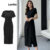 Lovito Vestido Feminino Casual Com Amarração Frontal, Ideal Para Verão E Primavera L83ED366