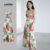 Lovito Refine Vestido Feminino Boho Estampado Floral Para Primavera Verão L123ED303