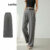 Lovito Calça Casual Feminina com Bolsos Lisos e Zíper LNE27125 (Branco)