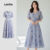 Lovito Vestido feminino Casual com estampa de Flores LBL24006