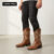 Lovito Botas Casuais Femininas Tubo Médio Simples LFA79038