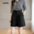 Lovito Short Feminino Casual Plissado Verão/Primavera L177AD709