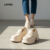 Lovito Fofo Sapato Feminino Liso com Sola Grossa LFA203665