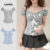 Lovito Blusa Feminina Casual Listrada com Botões e Pregas para Verão/Primavera L133AD630