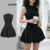 Lovito Vestido Elegante Tecido Liso Costuras Estruturadas Feminino L106AD13272