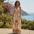 Lovito Vestido Boho com Amarração Vestido de Primavera/verão para mulheres LBL291232