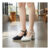 Lovito Salto Bloco Pontiagudo Feminino Elegante Respirável para Trabalho LFA76384