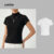 Lovito Blusa Feminina Casual Lisa de Gola Alta LNE38015 (Preto)
