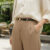 Lovito Cinto Feminino Casual Liso Geométrico para Mulheres LFA27336