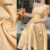 Lovito Vestido Feminino com Pregas, Textura Refinada, Amarelo, para Primavera/Verão, L137LD391