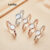 Lovito Elegante Relógio Quartzo Cadeia em Forma Coração e Strass Moda Luxo Leve para Mulheres LFA781624