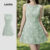 Lovito Vestido Feminino Casual Liso com Zíper L128ED173