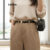 Lovito Cinto Feminino Casual Geométrico Liso LFA27336