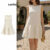 Lovito Vestido feminino liso com babados e laço nas costas para mulheres L109MD174