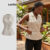Lovito Blusa Feminina Elegante Lisa Com Cinto e Bolso Falso para Verão/Primavera L121MD337
