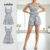 Lovito Macacão Feminino Casual com Amarração e Fenda nas Costas Confortável para Primavera/Verão L138ED214