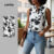 Lovito Top Feminino Florido Elegante e Versátil para Primavera/Verão L138ED513