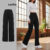 Lovito Calça Casual Com Costura Em Tecido Liso Para Mulheres L99ED8233
