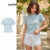 Lovito Blusa Feminina Formal Com Laço E Estampa De Letras L91AD308