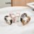 Lovito Relógio Feminino Casual Quartzo Quadrado Liso e Noctilucente LFA78169