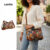 Lovito Bagagem de Ombro Pequena de Arte Casual em Patchwork para mulheres LFA903302