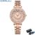 CRRJU Relógio Original Feminino Discagem De Luxo Moda Simples Com Diamante Business Elegante Quartzo Aço Inoxidável À Prova D’água 5001